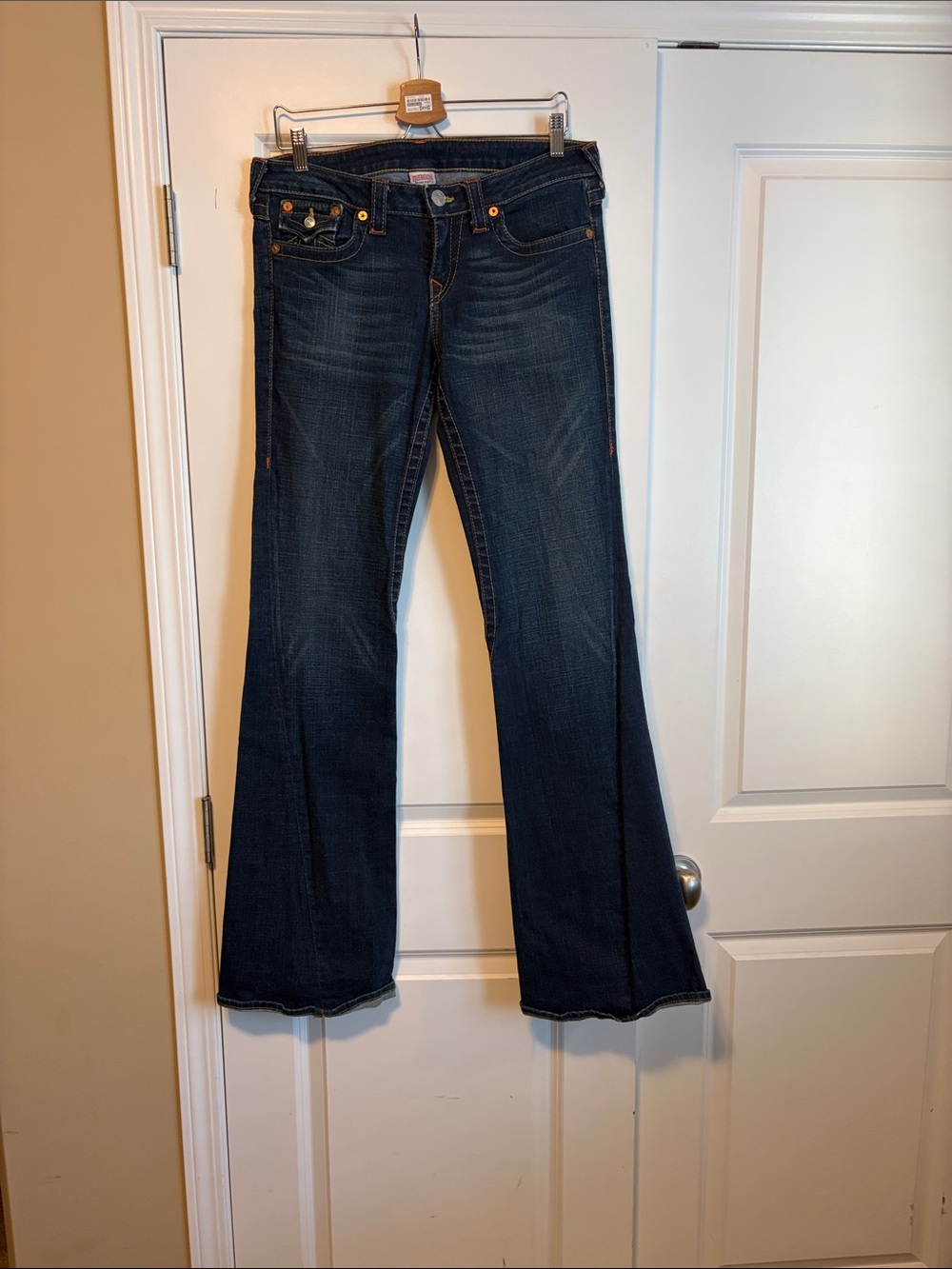 True Religion Dark Blue Flare Jeans